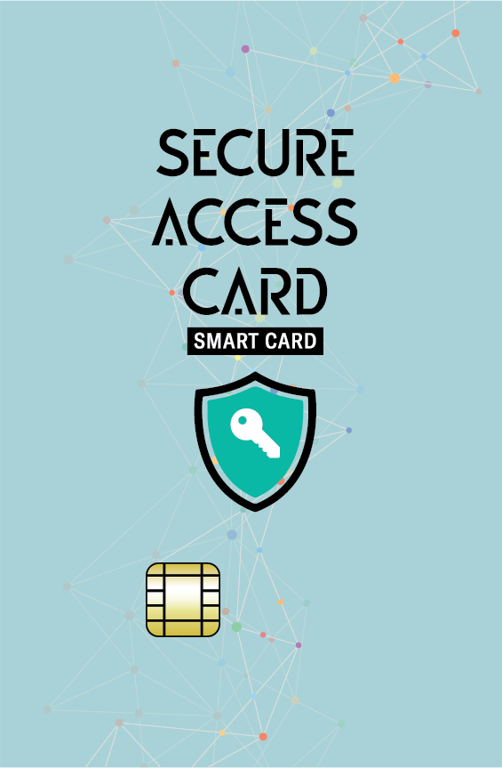 Secure access smart card with contact chip
