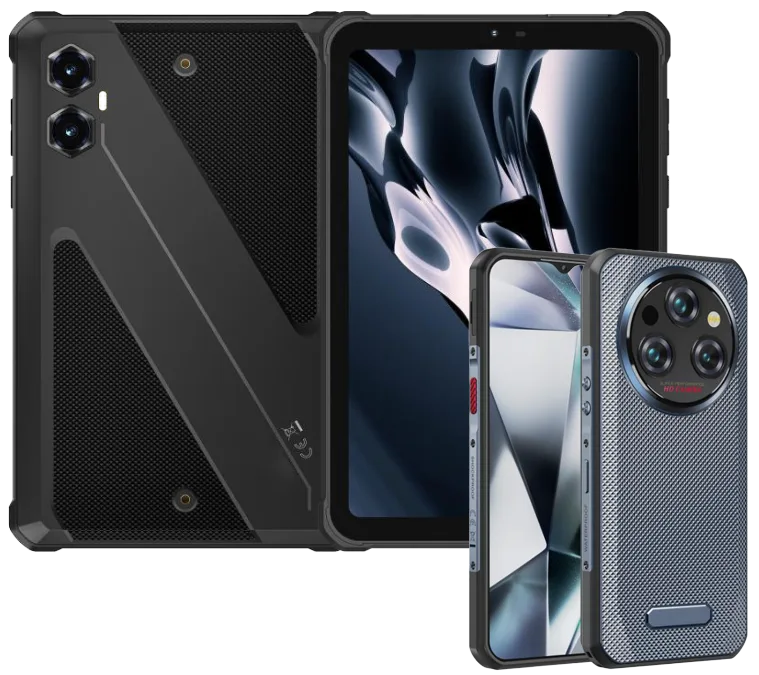 Rugged tablet and smartphone
