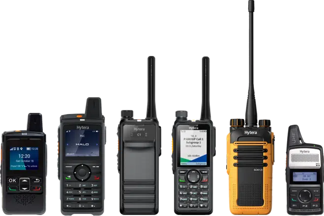 Hytera handheld radio lineup